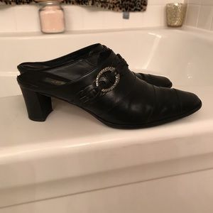 Brighton Leather Mule Boots